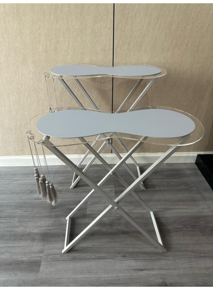 متجر نايس طاولة قهوة جانبية أنيقة لغرفة المعيشة بتصميم عصري موفر للمساحة - Image 3